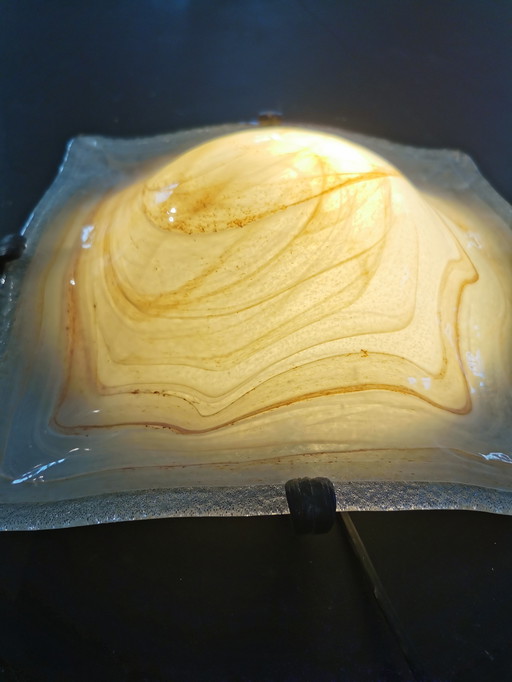 Applique Murano Graniglia orange