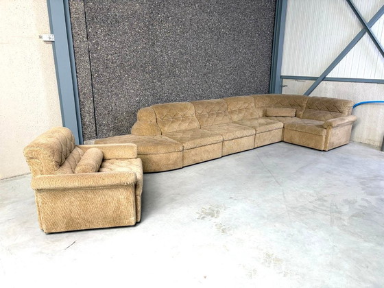 Vintage modulaire bank van Laauser, jaren 70 – Modulaire banken, Textile (photo 4 of 11)