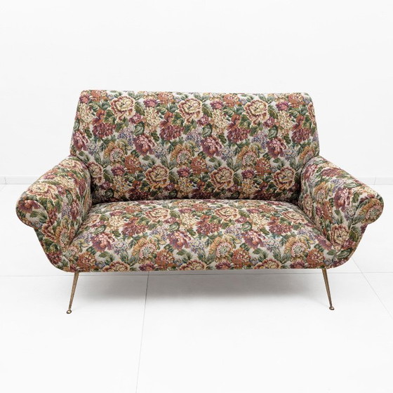 Image 1 of Canapé italien moderne du milieu du siècle par Gigi Radice pour Minotti, 1950s