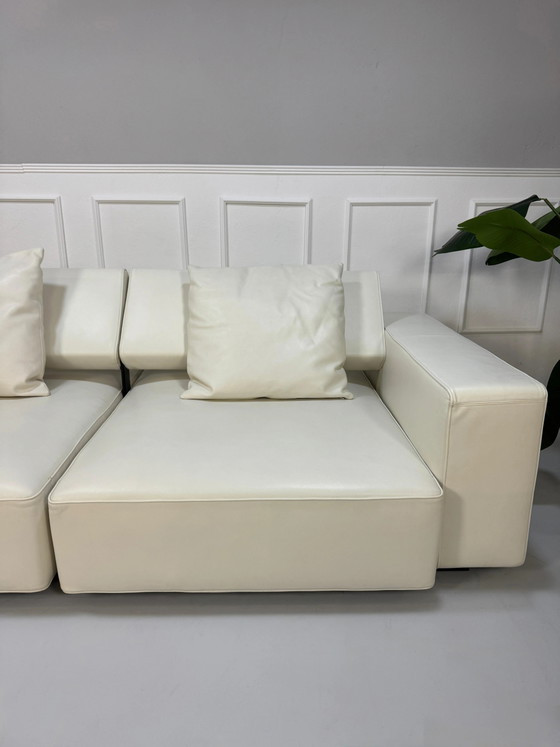 Image 1 of B&B Italia Andy Sofa Leder Weiß Luik