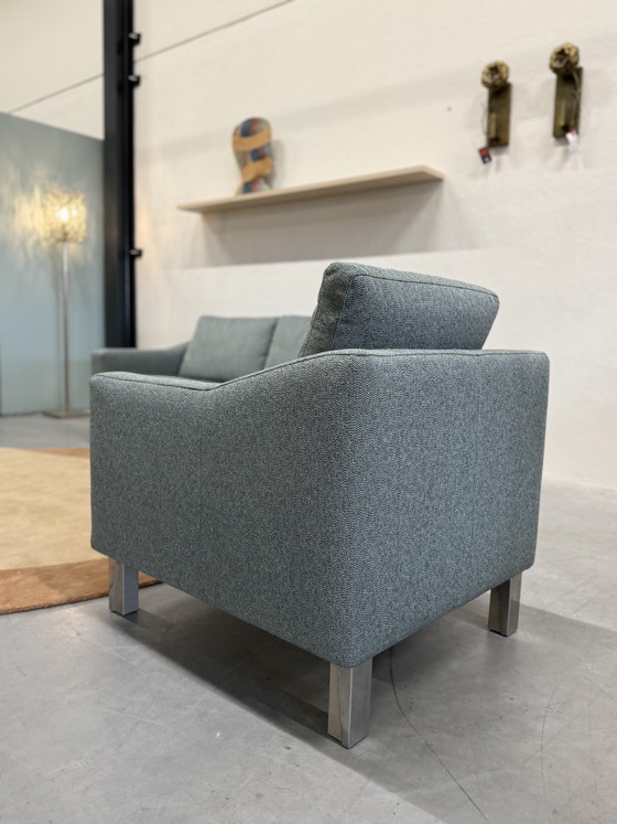 Image 1 of Poltrona Leolux Antonia in tessuto blu