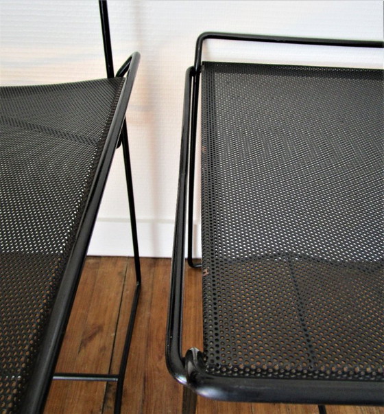 paire chaises métal perforé acier années 80 – Chaises de salle à manger, Metal (photo 14 of 19)