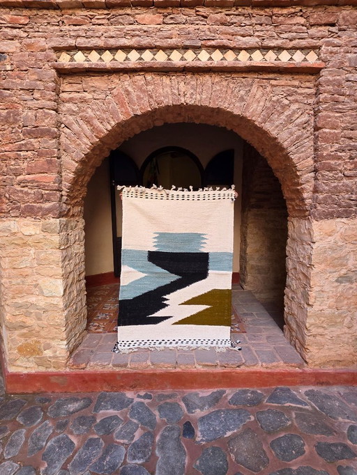 Tappeto marocchino Kilim a tessitura piatta 150 x 100 cm