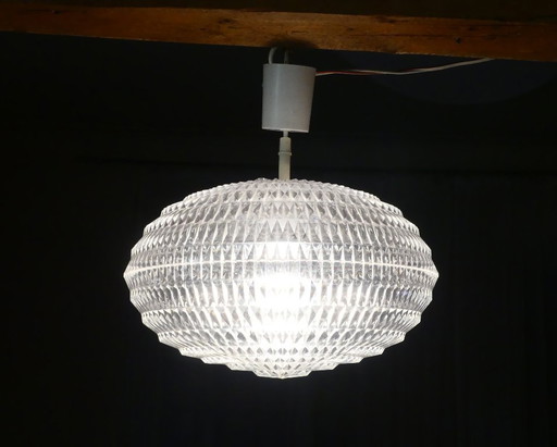 Diamond crystal pendant light by Aloys Gangkofner for Erco UK2aeb