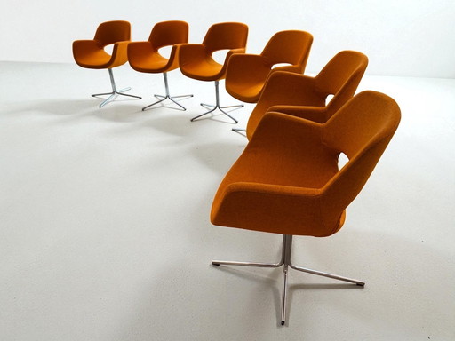 6x swivel chair the anchor orange