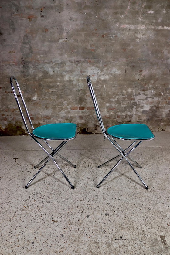 Image 1 of 2x Sedia pieghevole IKEA Isak - Niels Gammelgaard - 1989