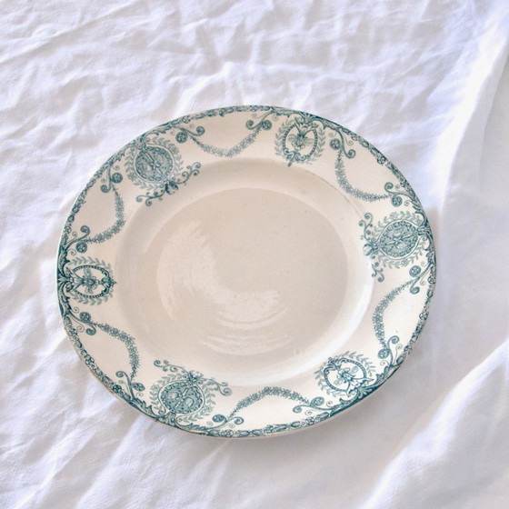 Image 1 of Placas de piedra de hierro de Longwy "Pierrefonds" del siglo XIX.