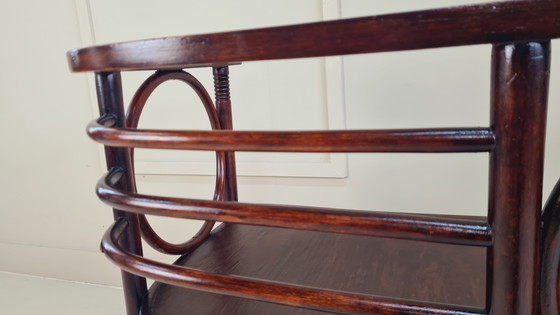 Image 1 of Fledermaus" Sofa
A rare version of the so called "Fledermaus" model sofa by Josef Hoffmann for by Mundus AG. 