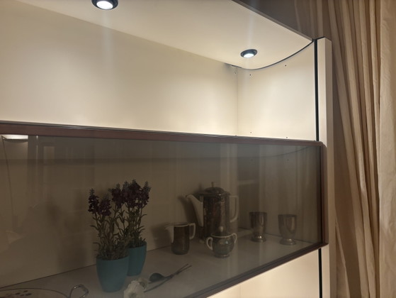 B&B Italia DOMUS wandmeubel – Antonio Citterio – Vintage designklassieker – Vitrinekasten, Wood, Glass (photo 7 of 10)