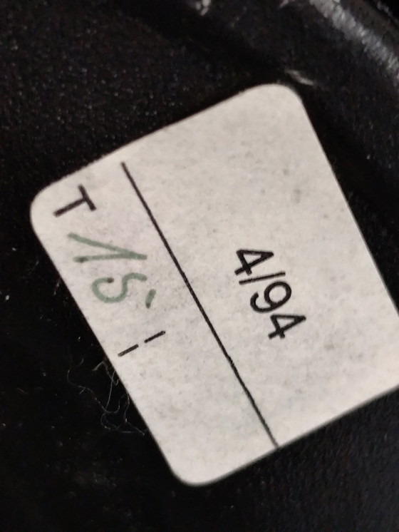 Image 1 of Lámpara de mesa posmoderna "Seta" de Wofi – latón y cristal – década de 1990