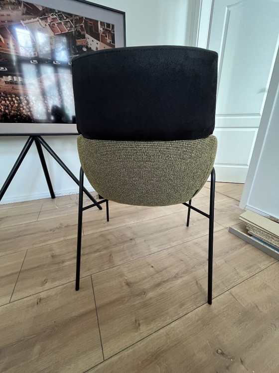 Image 1 of 4x Venjakob Design-Stühle "Marleen" – Hochwertiger Stoffmix (Q2)