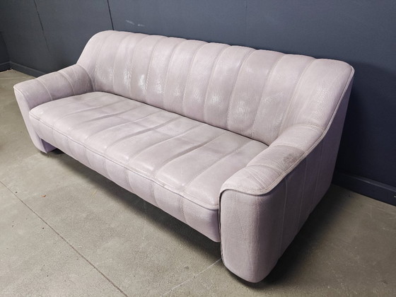 Image 1 of Ensemble de canapés vintage en cuir DS44 par Desede, années 1970