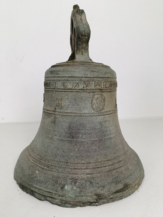 Image 1 of Great Antique bronze Church bell from 1679