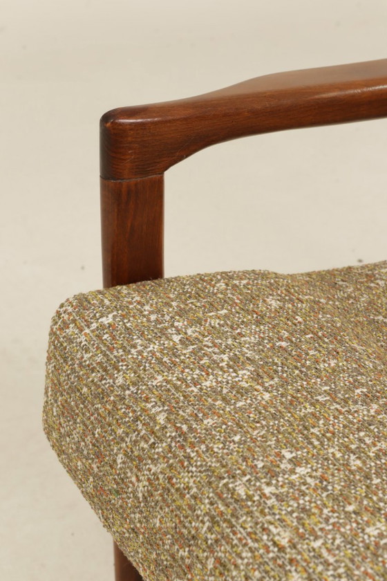 Image 1 of Scandinave modern longue chair green granola 1960 design by Z.Baczyk