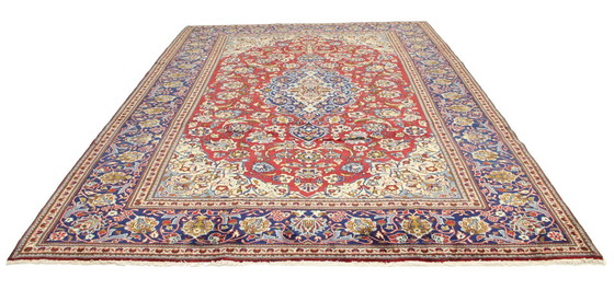 Image 1 of Tappeto persiano originale Keshan, Kashan Rosso 363 x 255 cm Ottime condizioni Classico Antico