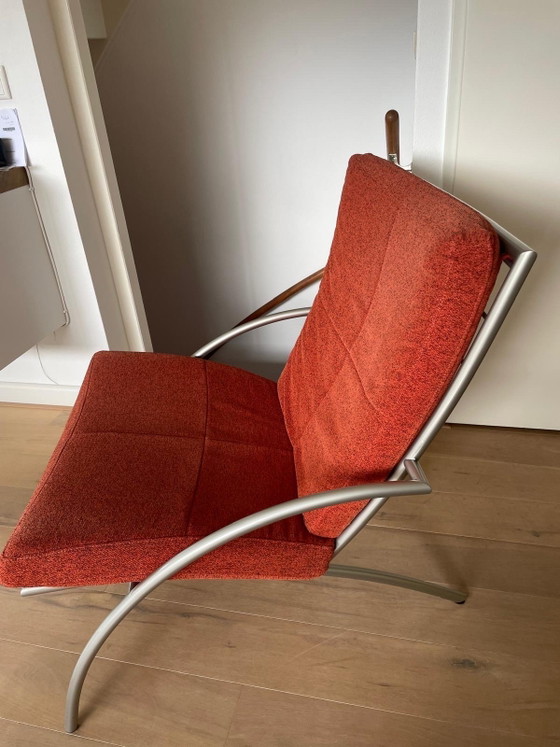 Image 1 of 2 Harvink fauteuils frame titaan bekleding Brique kleur
