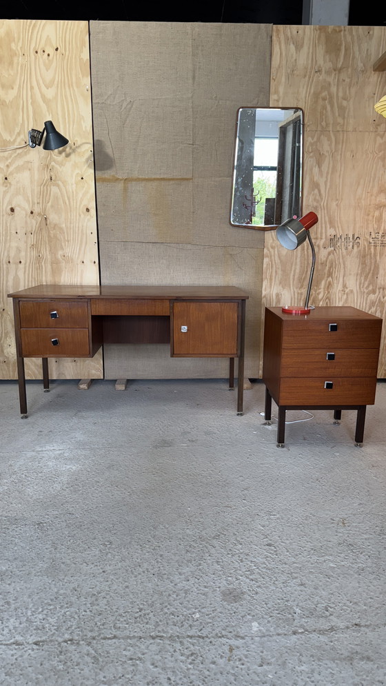 Image 1 of Vintage Freestanding Executive Desk