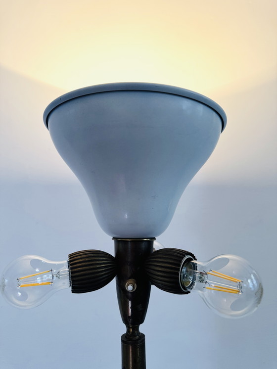 Image 1 of MODEL L-2 UPLIGHTER FLOOR LAMP BY SCIOLARI, ITALY, 1920s