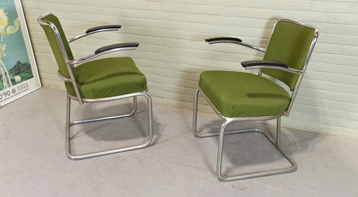 2 x chaises Bauhaus Gispen