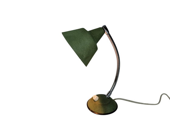 Image 1 of Vintage - cocotte - tafellamp -  flexibele nek - Frankrijk - 1950's