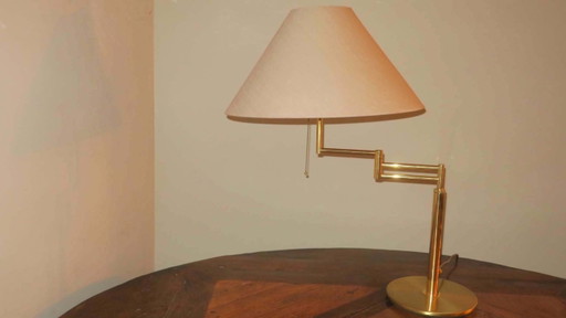 Italian Multi-Adjustable Brass Table Lamp by Relux Milano, 1970s – tafellampen (photo 2 of 12)