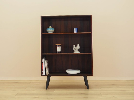 Image 1 of Boekenkast van palissanderhout, Deens ontwerp, jaren 70, gemaakt in Denemarken.