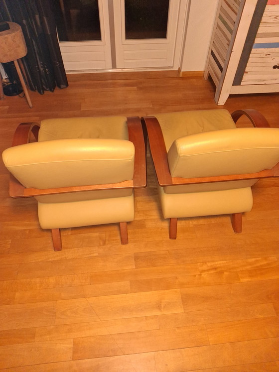 Image 1 of 2 vintage armleun stoelen