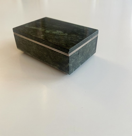 Image 1 of Scatola di avventurina con Samt gefüttert