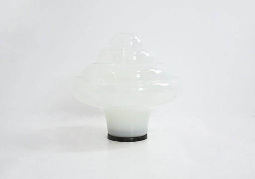 Lampada da tavolo LT305 Lotus di Carlo Nason per Mazzega, anni '60