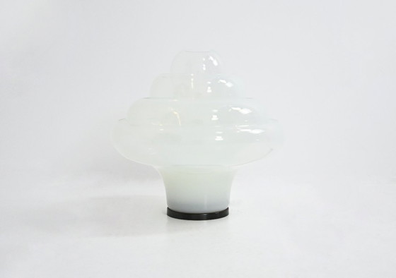 Image 1 of Lampada da tavolo LT305 Lotus di Carlo Nason per Mazzega, anni '60
