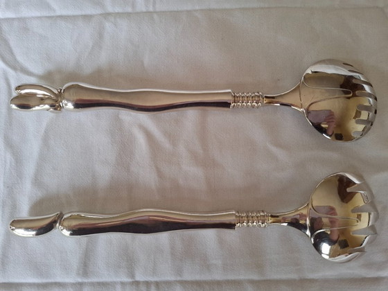 Image 1 of 5 cubiertos de plata esculpidos por Miguel Berrocal