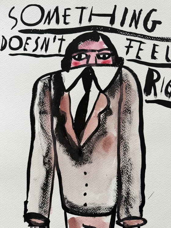 Image 1 of Eamonn O'Boyle, Something Doesn't Feel Right, Amsterdam 2024 - Firmato a mano