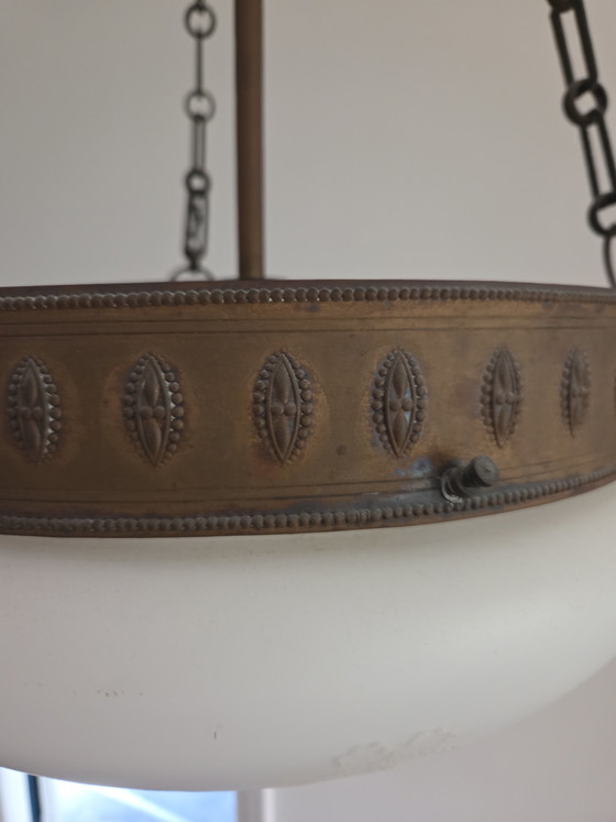Image 1 of Lampada a sospensione in stile Art Nouveau