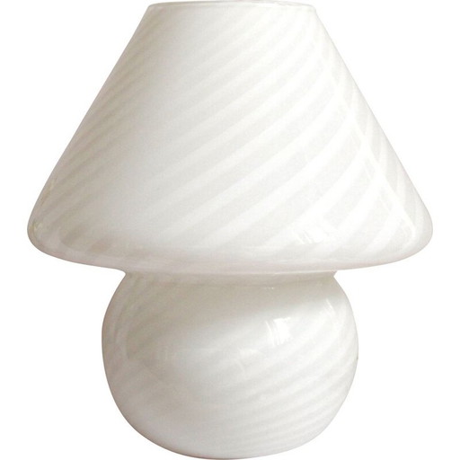 Lámpara vintage Bucaneve con forma de hongo de Murano, Italia, década de 1970