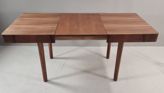 Image 1 of Art Deco Dining Table in Walnut, 1960s
