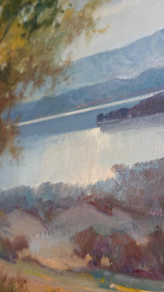 Image 1 of Oil on canvas (A.Raffandre 1995) like new 1.35cm x 65cm