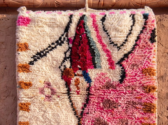 Handmade Boujad Wool Rug: Colorful Moroccan Berber Carpet I – Art Prints, Abstract (photo 5 of 17)