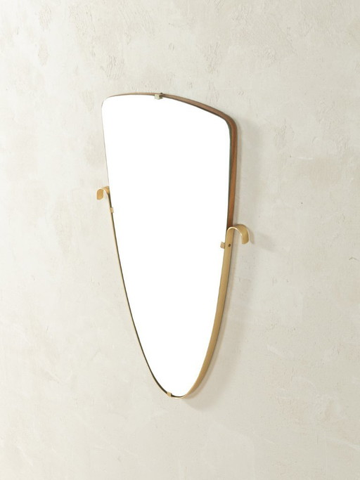  1950s Mid-Century Wall Mirror, Vintage
