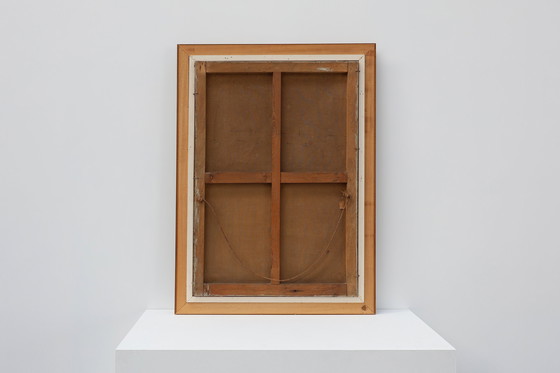 Image 1 of Grand tableau décoratif d'oiseaux dans l'eau, France années 1960