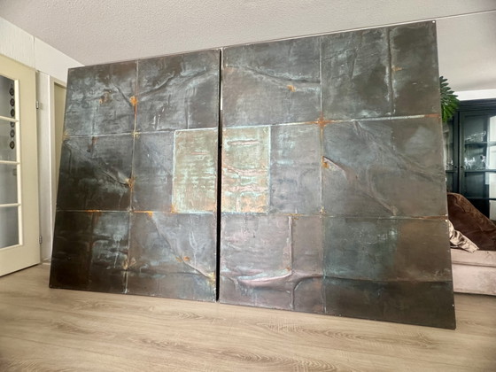 Dittico Pittura di Karin Vermeer (Cobra Art Company) – Arte, Wood, Canvas (photo 3 of 11)