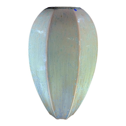 Vase Hexagonal Géométrique Art Déco N° 725 par Roger Guerin, 1935