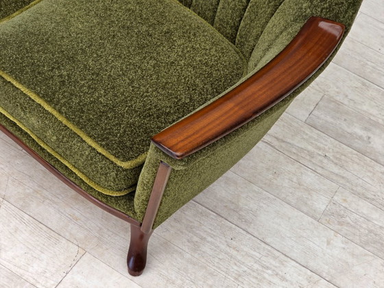 Image 1 of Divano vintage norvegese a 3 posti, anni '70, in legno di teak.