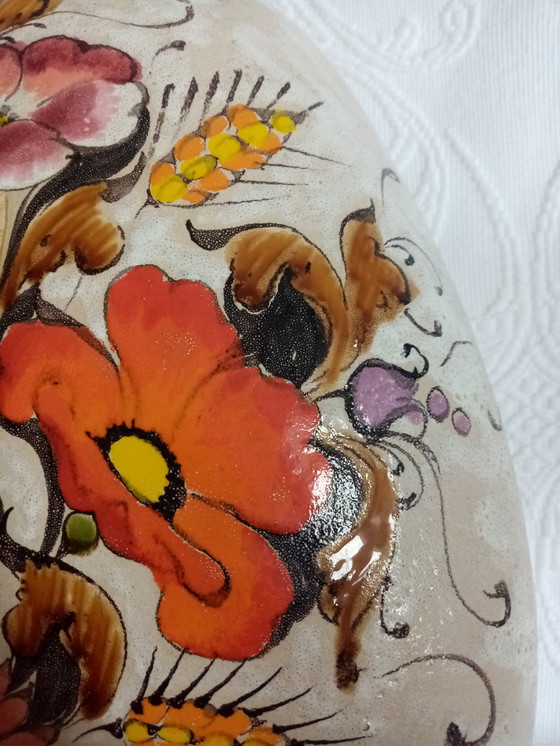 Image 1 of Jarrón decorativo de cerámica italiana de Elio Schiavon, años 70 (31 cm)