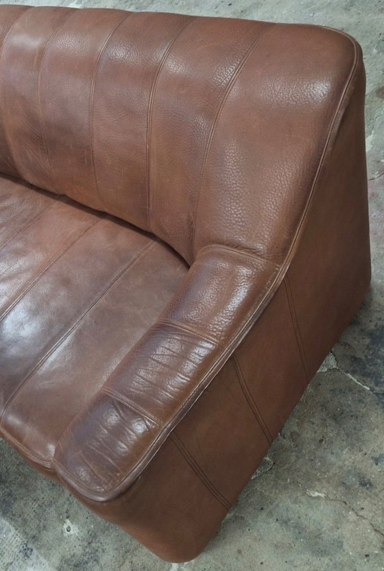 Image 1 of De Sede DS44 Buffalo Leather 3-Seater Sofa, Switzerland 1970s