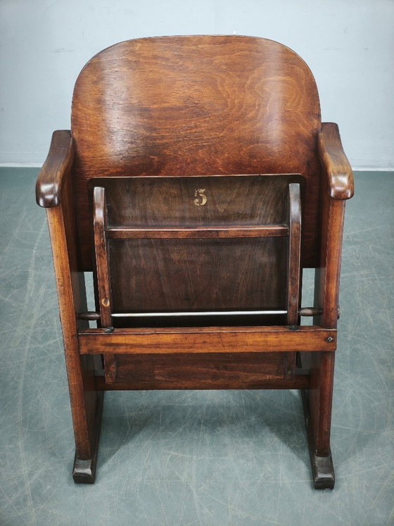 Image 1 of Rara poltrona da cinema Art Déco ceca degli anni '20 in stile Thonet.