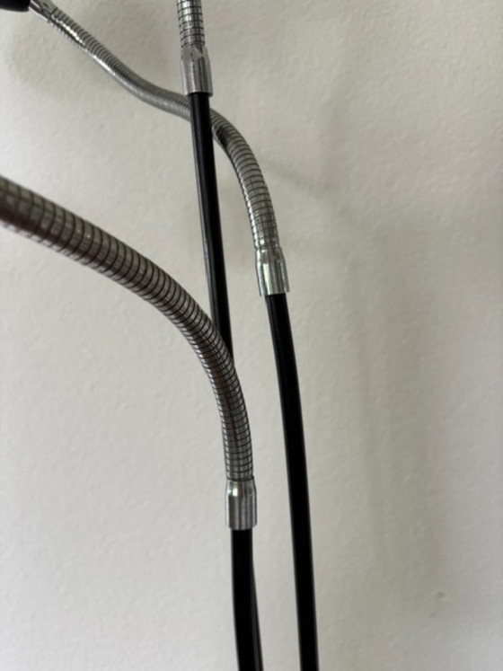 Lampadaire Space Age des années 60/70 avec bras flexibles – Glass, Metal (photo 5 of 14)