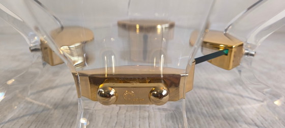 Tavolino da Caffè Lucite & Ottone – Stile Hollywood Regency DLG Charles Hollis Jones – Curvasa Muebles (photo 16 of 18)