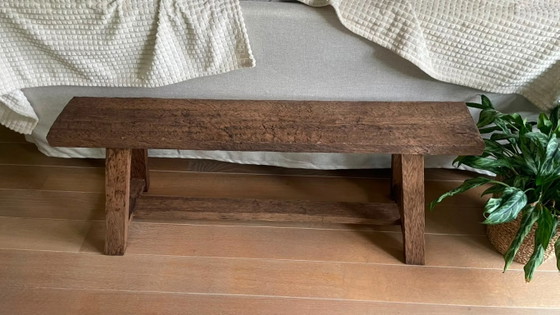 Handmade bench made of solid oak – Side tables, Wood (photo 4 of 5)