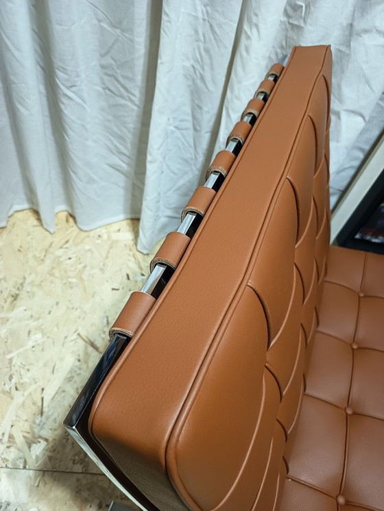 Image 1 of Sillones KNOLL Studio Barcelona (NUEVA Serie 2026) en piel natural (color coñac)