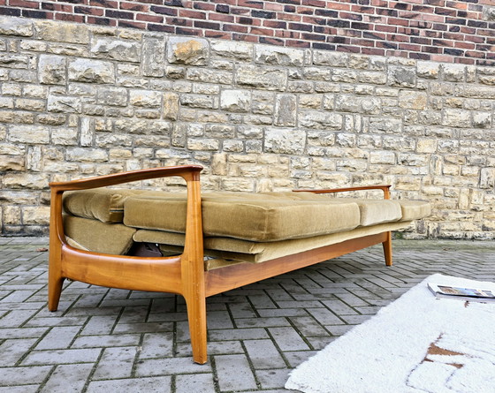 Image 1 of Eugen Schmidt Sofa Daybed jaren 60 Mid Century Banken